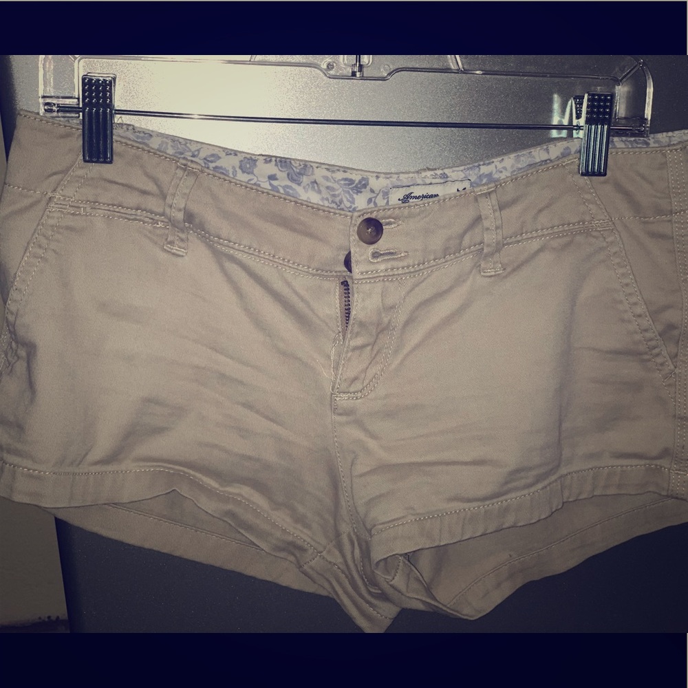 Tan American Eagle Shorts